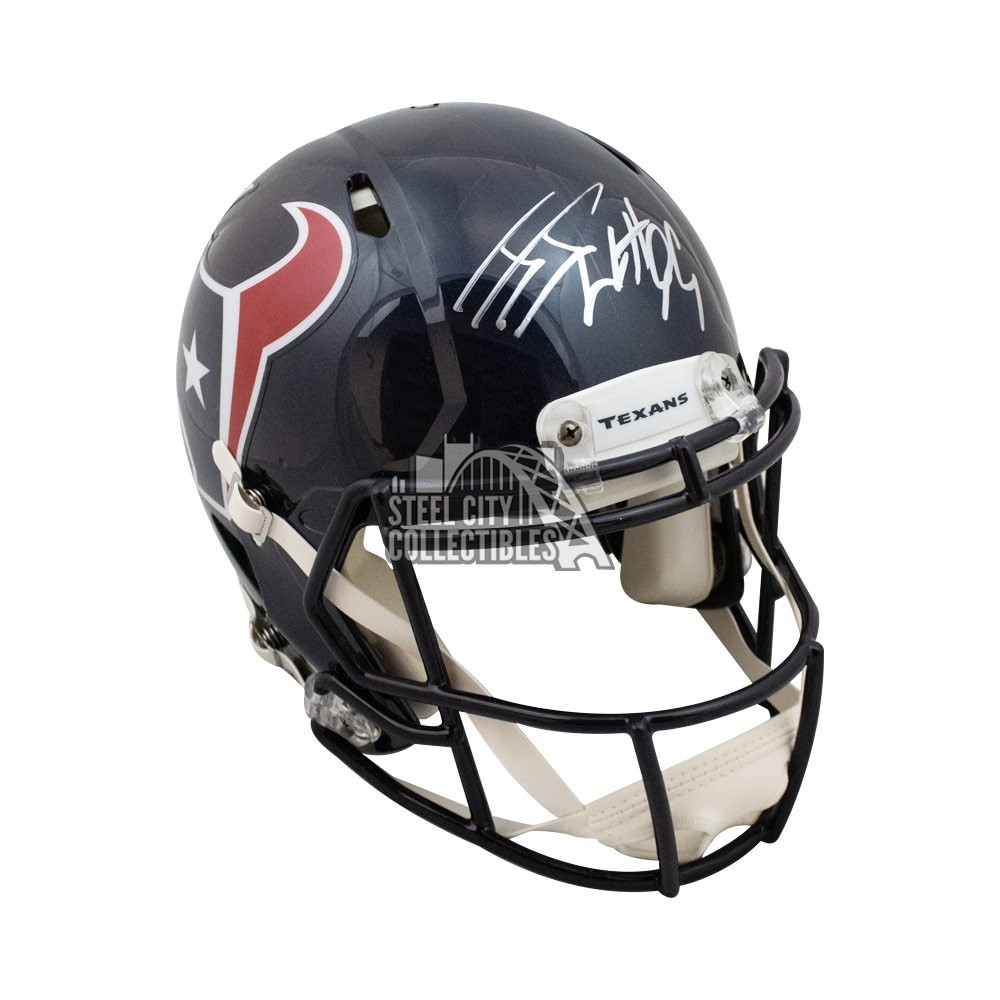 JJ Watt Houston Texans Signed Autograph Full Size Helmet JSA Certified