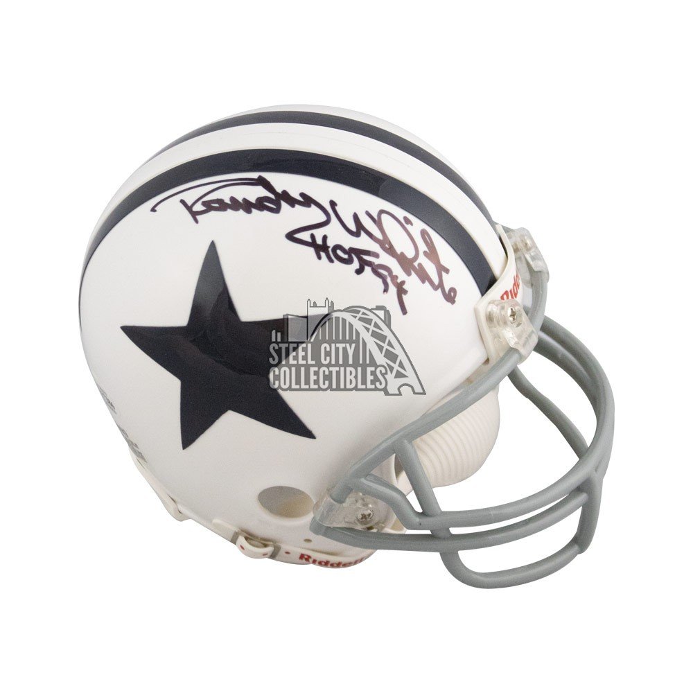 Autographed Randy White NFL Helmets, Autographed Helmets, Randy White NFL  Autographed Memorabilia