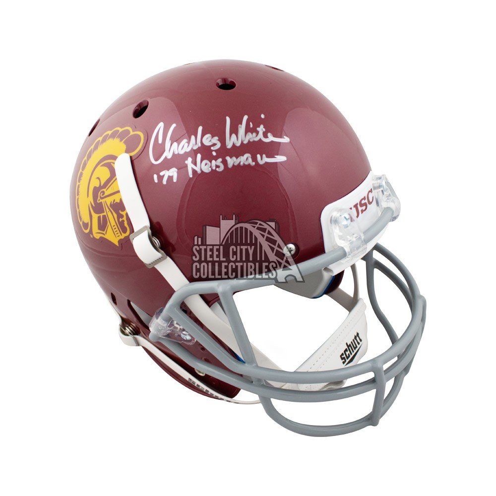 Ronnie Lott Autographed/Signed USC Southern Cal Trojans Schutt Full Si –  SPORTSCRACK