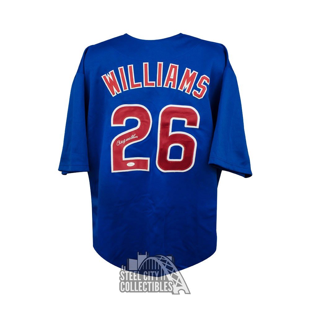 Billy Williams Autographed Chicago Custom Blue Baseball Jersey - JSA ...