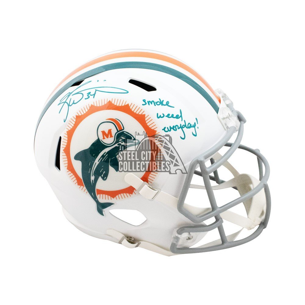 Autographed/Signed Ricky Williams Miami White Football Jersey JSA COA at  's Sports Collectibles Store