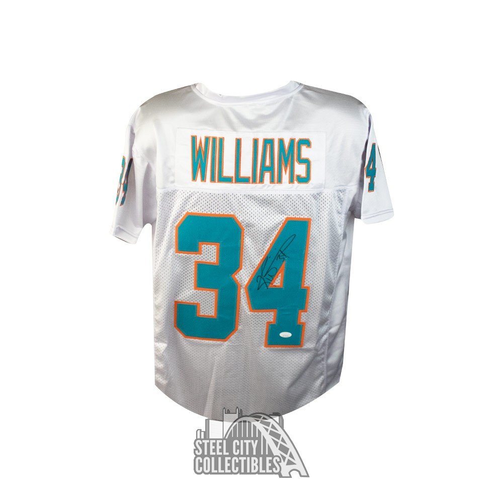 Ricky Williams Autographed Signed Miami Dolphins Jersey Jsa Coa