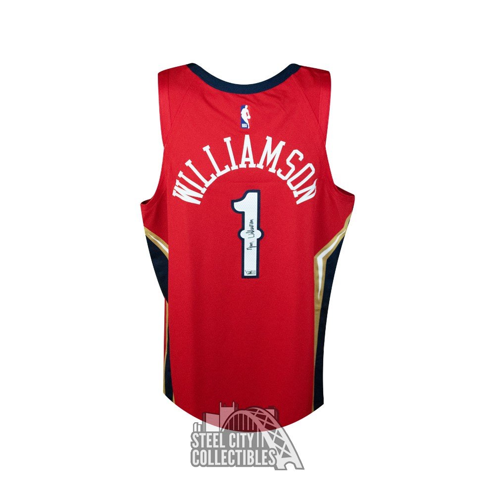 Zion Williamson Signed New Orleans Pelicans Jersey -BLUE