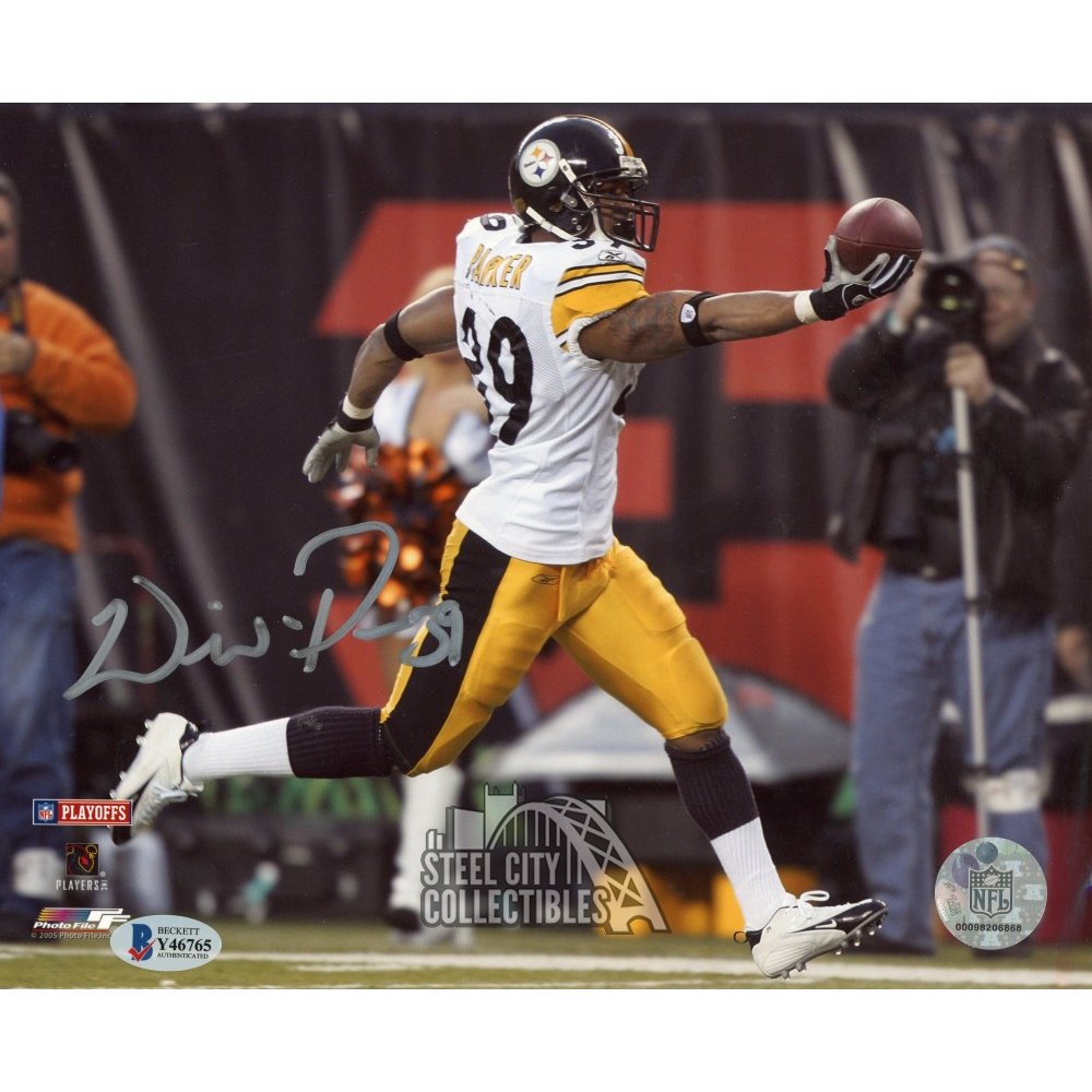 Willie Parker Autographed Pittsburgh Steelers 8x10 Photo - BAS COA  (Horizontal)