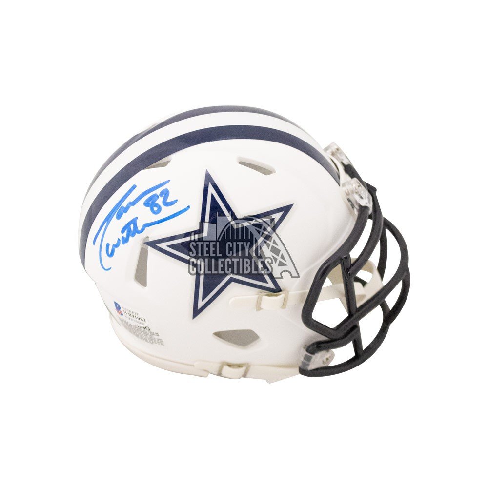 Jason Witten Autographed Dallas Cowboys Chrome Mini Football Helmet - BAS  COA