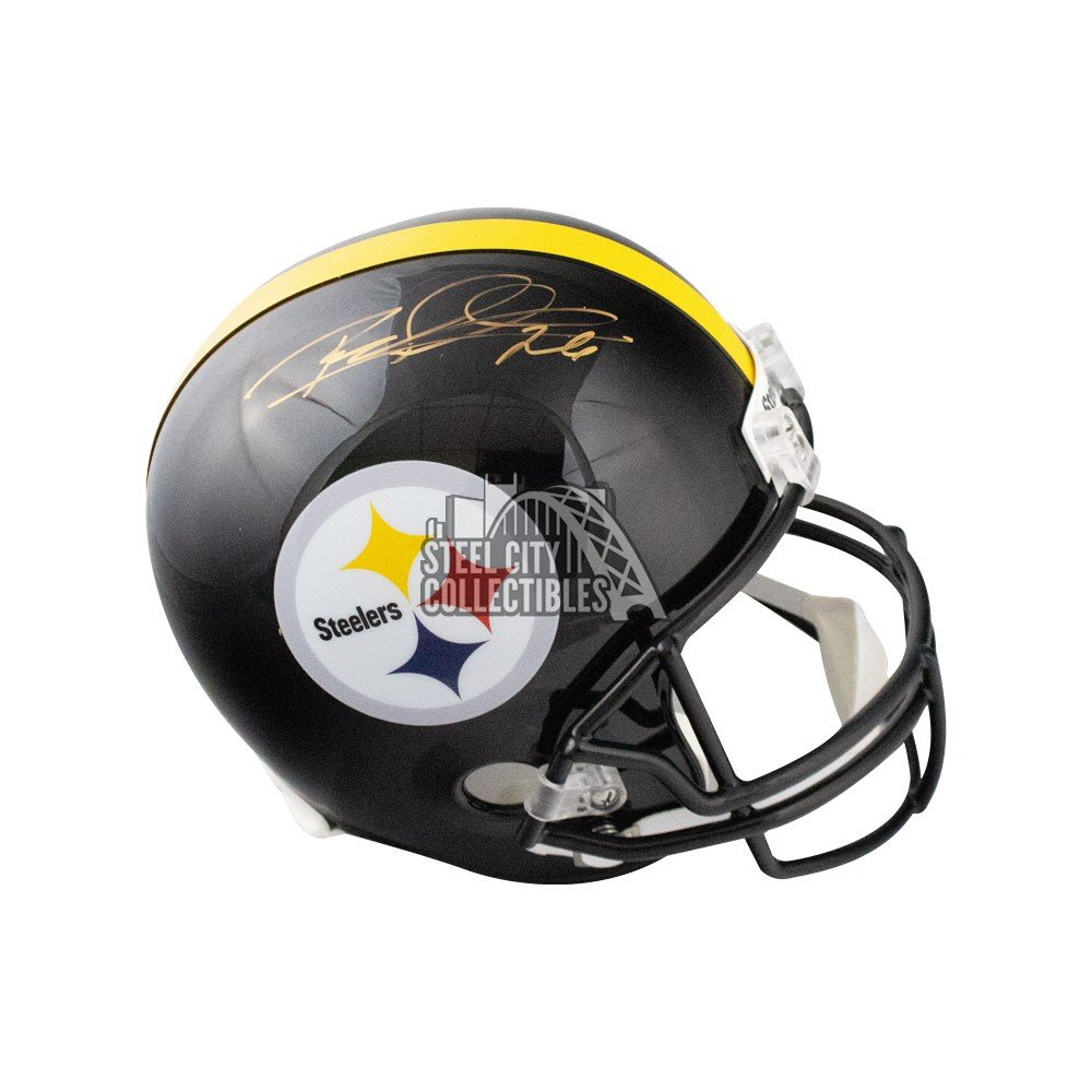 Rod Woodson Autographed Pittsburgh Steelers Flash Mini Football Helmet -  BAS (Black Ink)