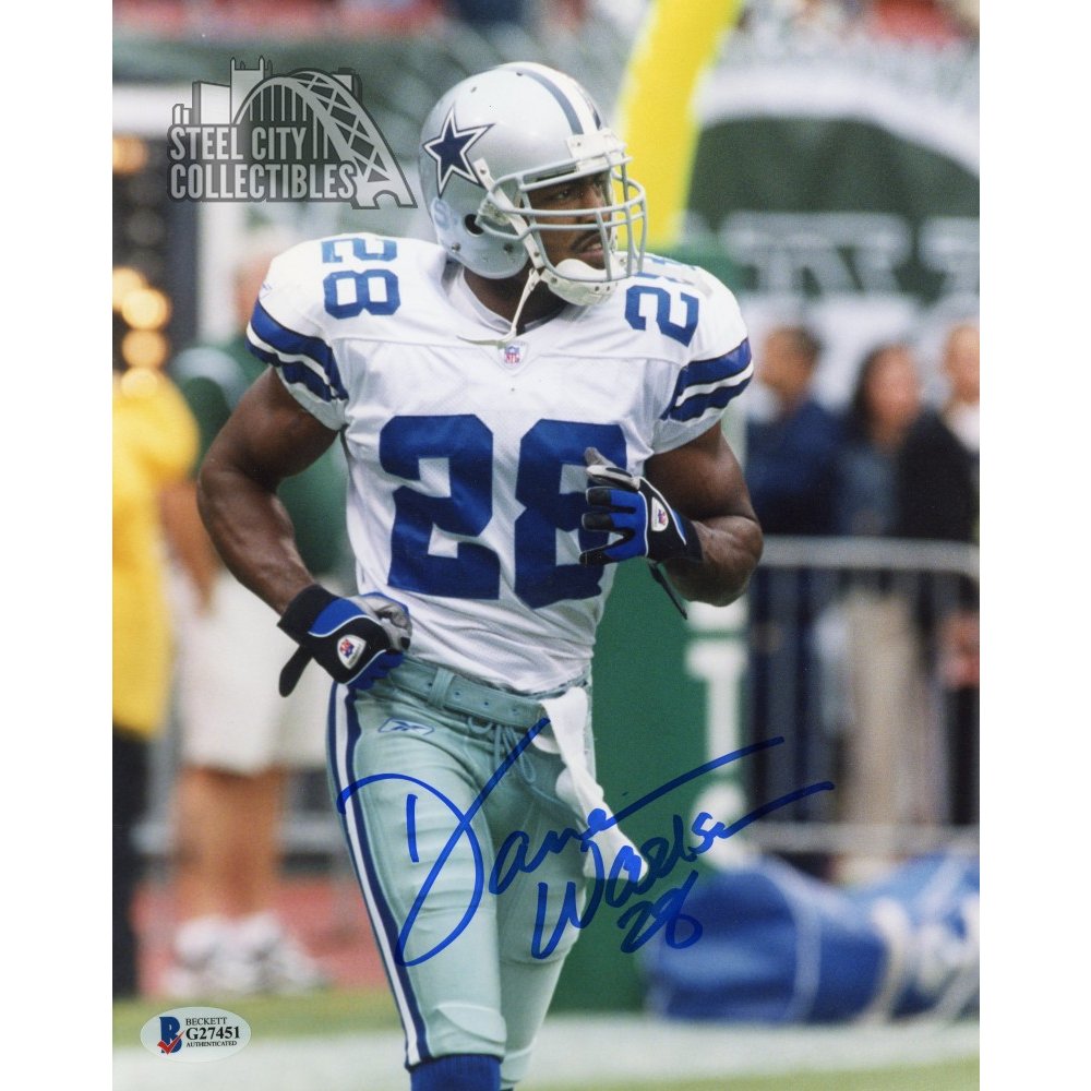 Buy Autographed/signed Darren Woodson Dallas Blue Football Jersey