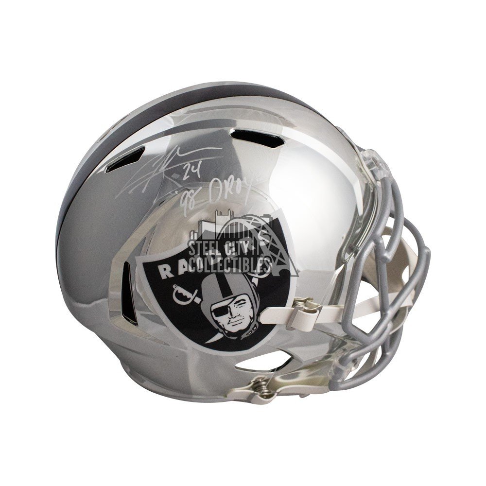 Fanatics Authentic Tim Brown Oakland Raiders Autographed Riddell Speed Mini  Helmet