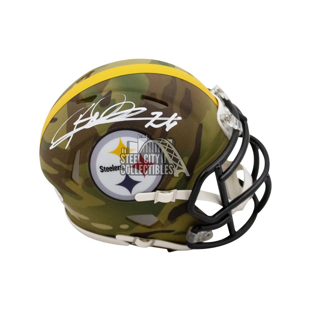 steelers camo mini helmet