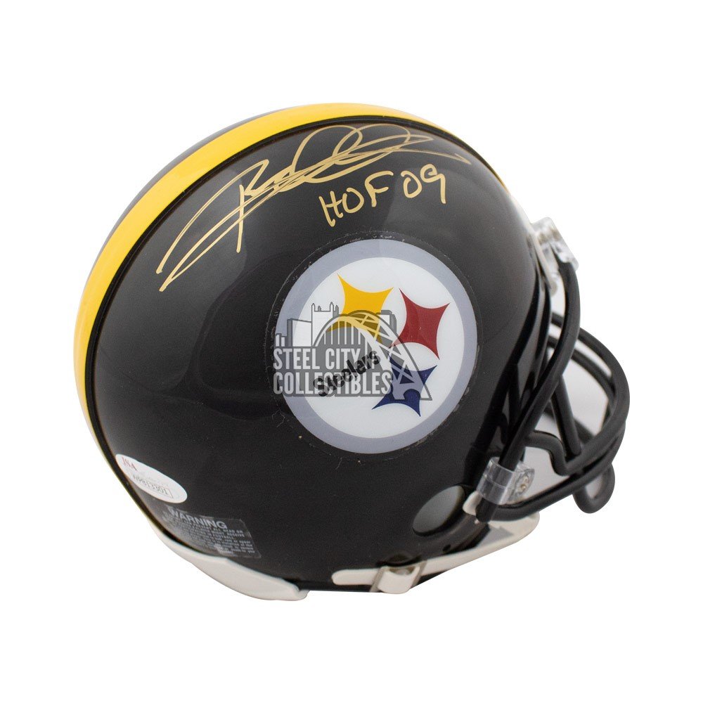 Rod Woodson Autographed Pittsburgh Steelers Flash Mini Football Helmet -  BAS (Black Ink)