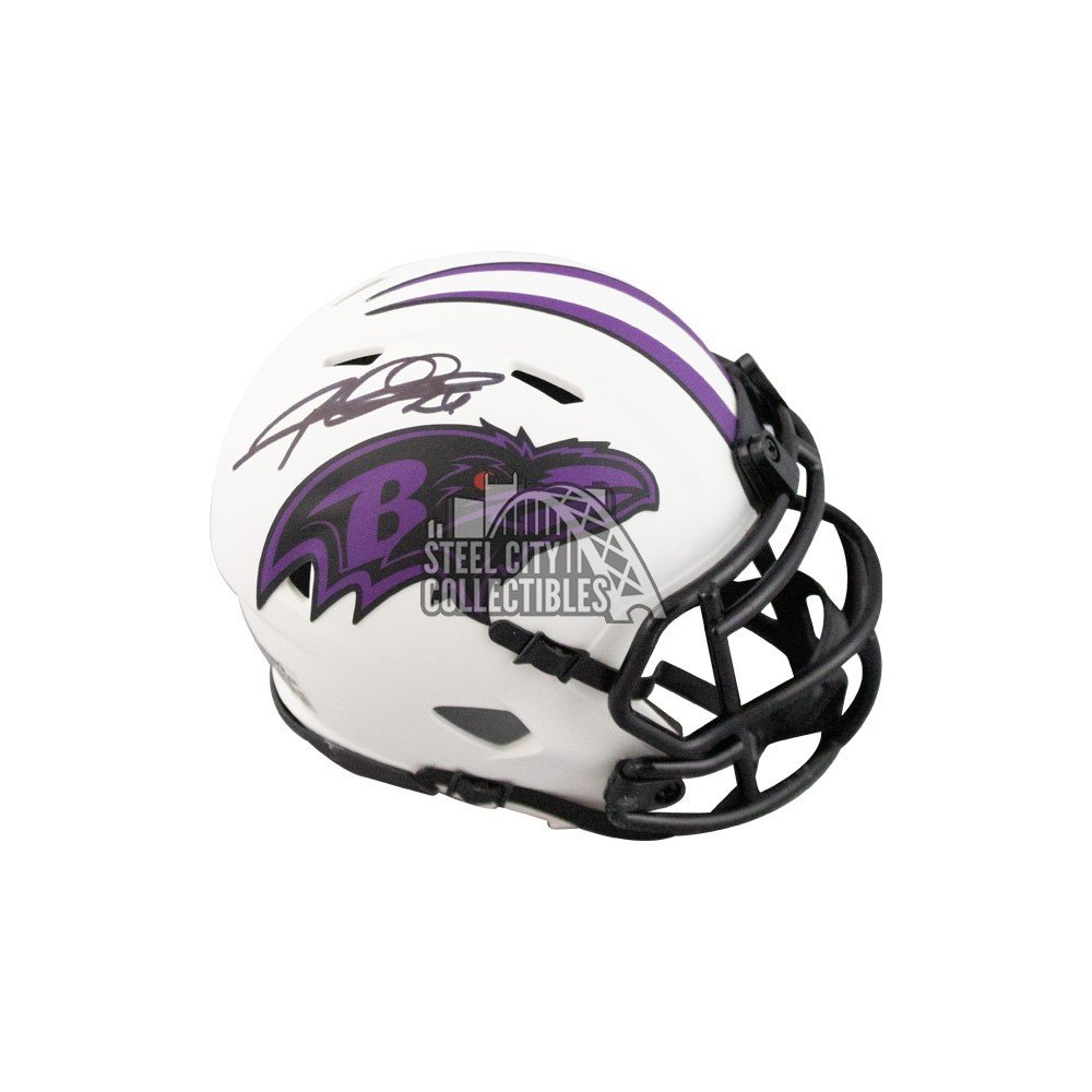 Lids Rashod Bateman Baltimore Ravens Fanatics Authentic Autographed Riddell  Lunar Eclipse Alternate Speed Authentic Helmet with ''1st NFL TD 12/26/21''  Inscription - Limited Edition of 21