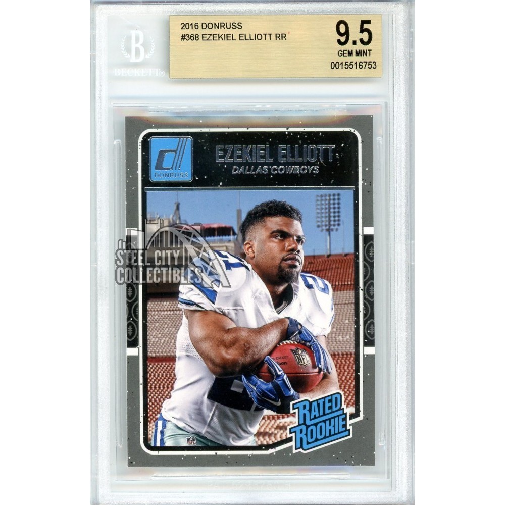 Ezekiel Elliott Rated Rookie Football Card - 2016 Donruss Optic