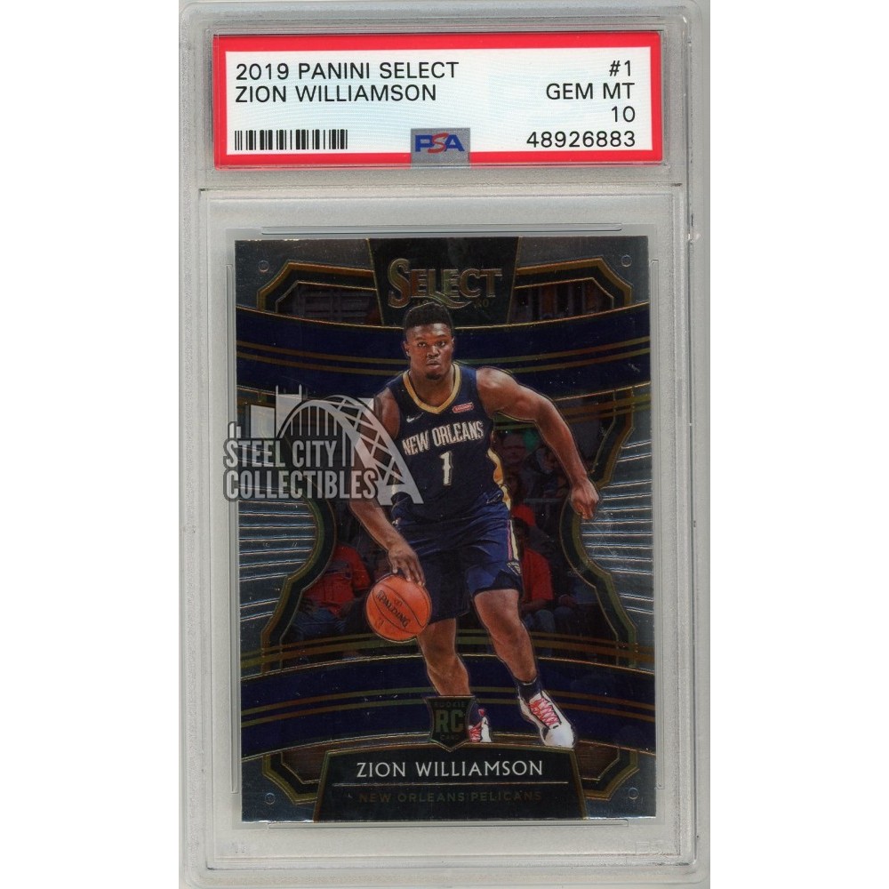 Zion Williamson 2019-20 Panini Select Rookie Card #1 PSA 10 Gem