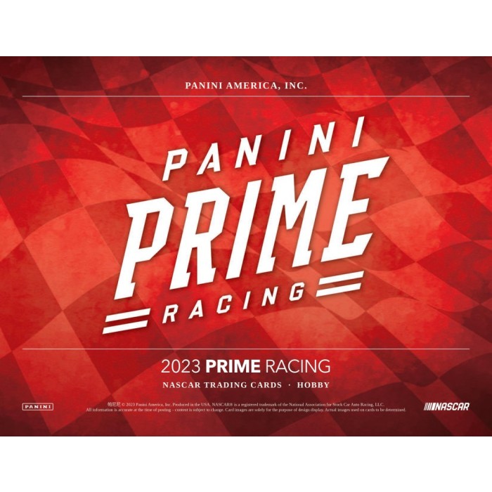 2023 Panini Prime Racing Hobby Box Steel City Collectibles