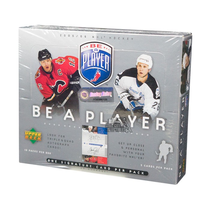 2005-06 Upper Deck Be A Player Signature Hockey Hobby Box | Steel City ...