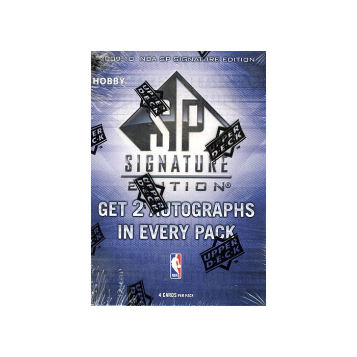 2009 10 Upper Deck Sp Signature Edition Basketball Hobby Box Steel