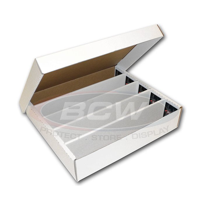 5000ct (5 Row) Half Lid Cardboard Storage Boxes Bundle of 25 | Steel ...