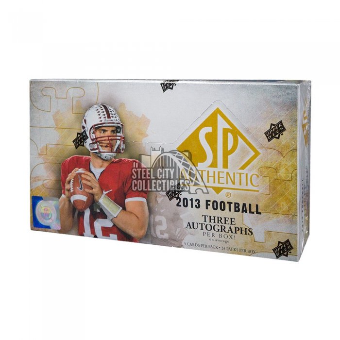 2012 Upper Deck SP Authentic football outlet hobby box