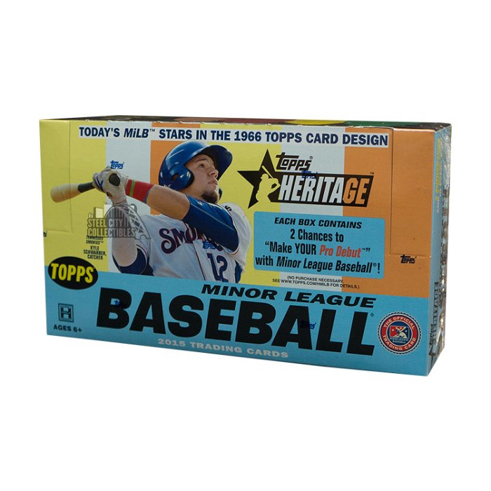 2015 Topps Heritage Minor League Baseball Hobby Box