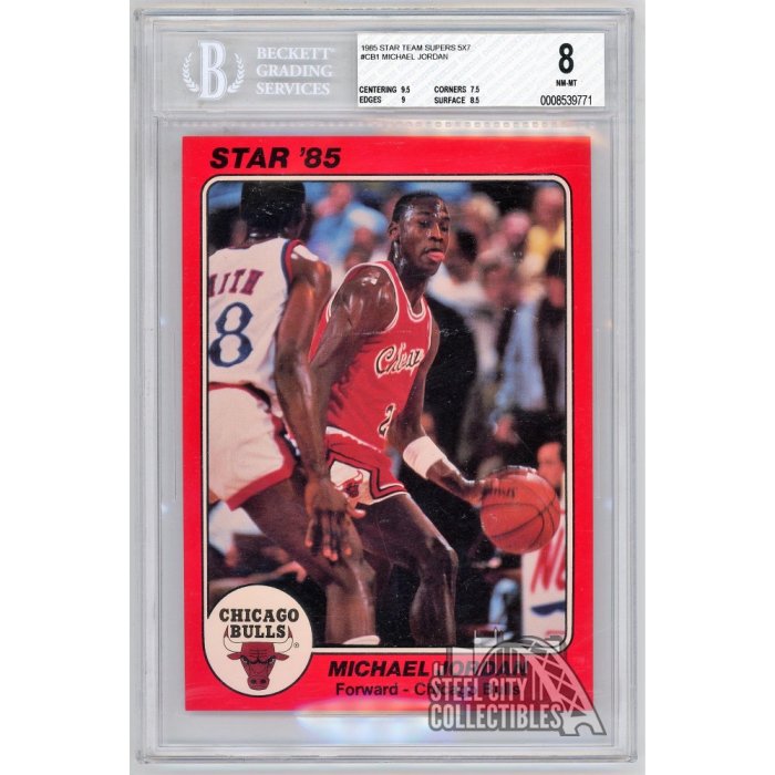 michael jordan star 85 card