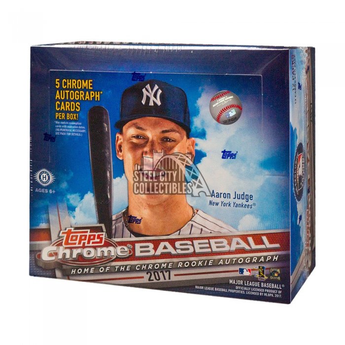 2017 Topps Chrome Baseball Blaster Box