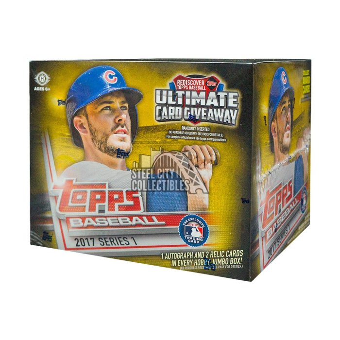 2017 Topps Series 1 Baseball HTA Jumbo Hobby Box | Steel City Collectibles