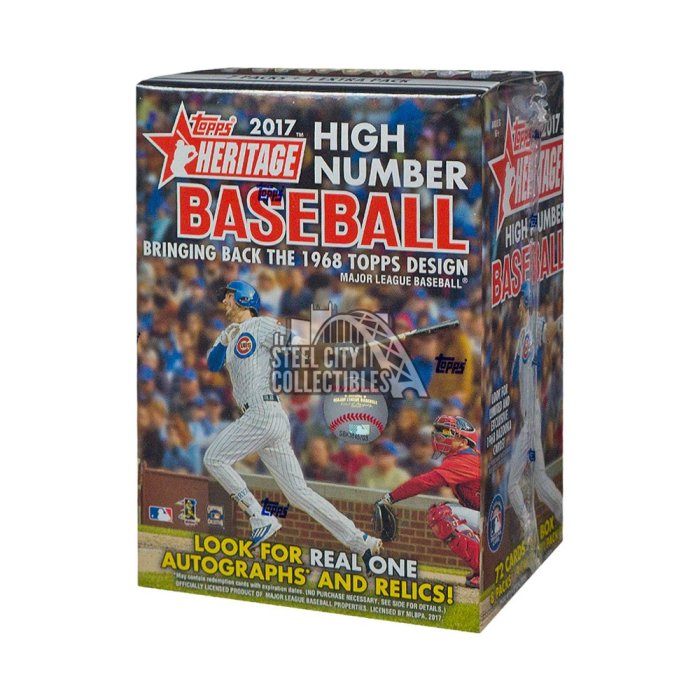 2017 Topps Chrome Baseball 8ct Blaster Box