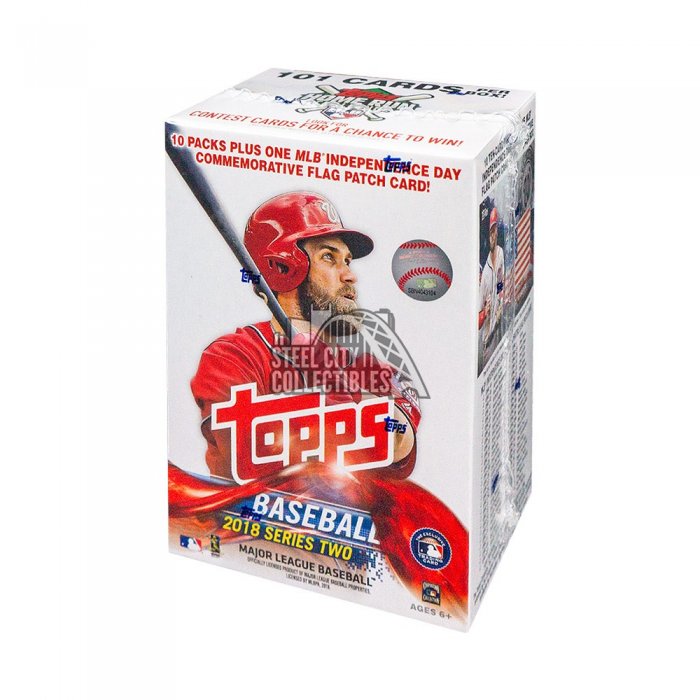 2018 Topps Series 2 Baseball 10ct Blaster Box | Steel City Collectibles