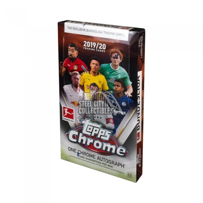 2019-20 Topps Chrome Bundesliga Soccer Hobby Box