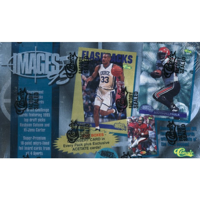 CLASSIC 1995 IMAGES Box 08792/31920 4-Sport MLB NFL NHL NBA FACTORY SEALED