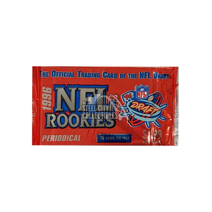 1996 Classic NFL Rookies Pre Priced Retail Pack Steel City Collectibles   1996 Classic Nfl Rookies Prepriced Pack99576 