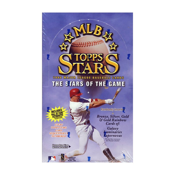 1998 Topps Stars Baseball HTA Hobby Box