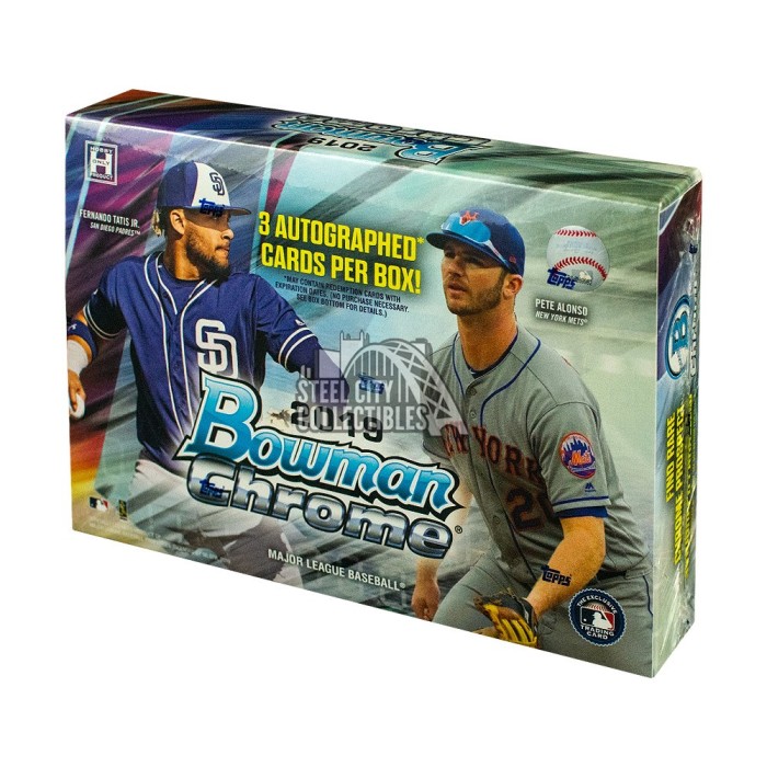 2019 Bowman Chrome Baseball HTA Choice Hobby Box | Steel City