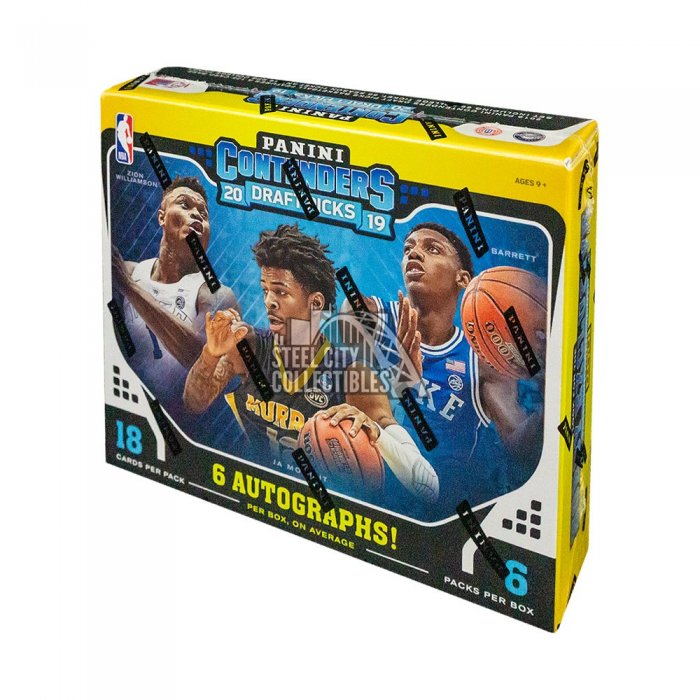 2019-20 Panini Contenders Draft Picks Blaster Box