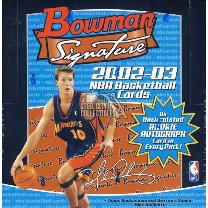 2002-03 Bowman Signature Basketball Hobby Box | Steel City Collectibles