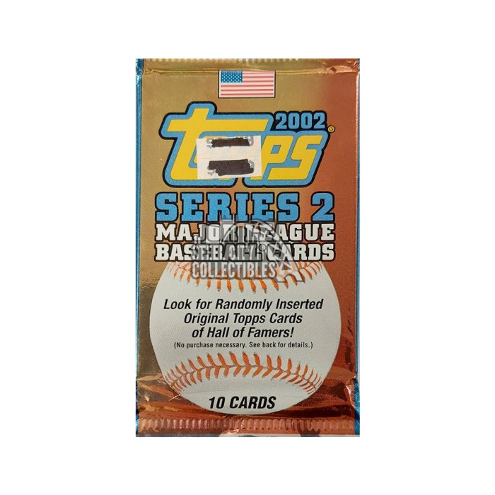 2002 Topps Series 2 Baseball Hobby Pack | Steel City Collectibles