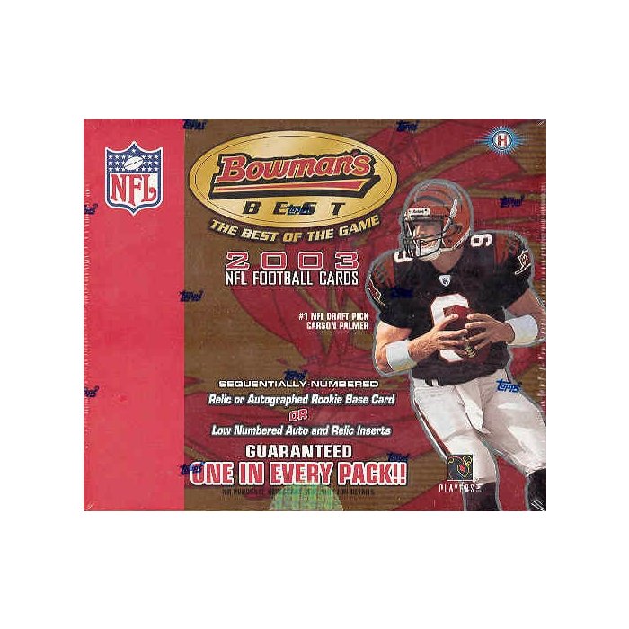 2003 Bowman's Best Football Hobby Box Steel City Collectibles