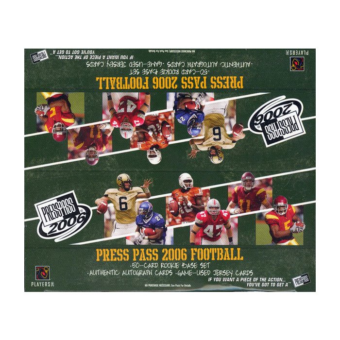 Football - Game Used - Press Pass Collectibles