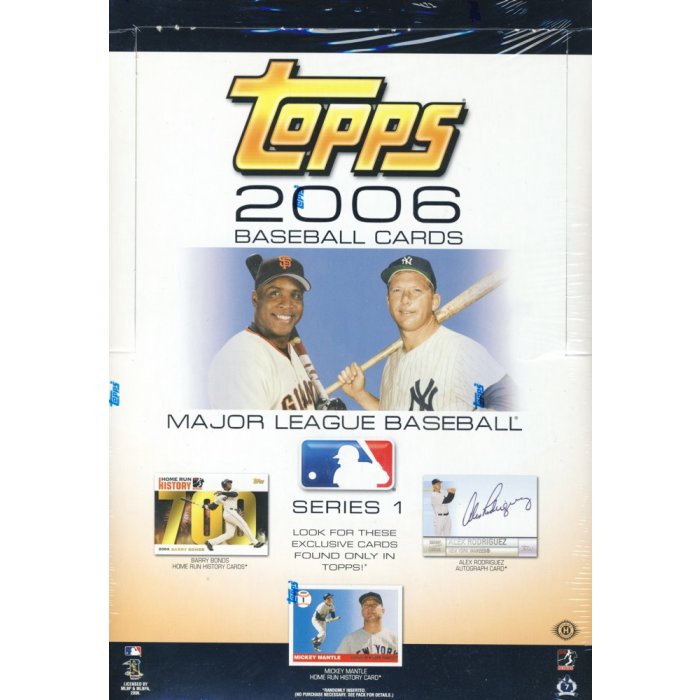 2006 Topps Series 1 Baseball Hobby 24ct Rack Pack Box | Steel City ...