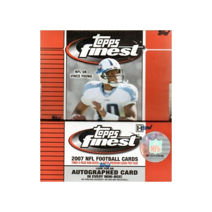 2007 Topps Finest Football Hobby Box | Steel City Collectibles