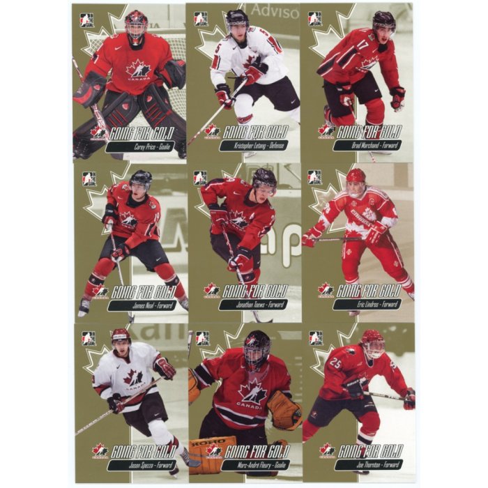 2007 ITG GOING FOR GOLD WORLD JUNIORS Hockey (#1-29) U-Pick From List