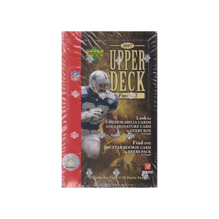 2007 Upper Deck First Edition Football 12ct Blaster Box