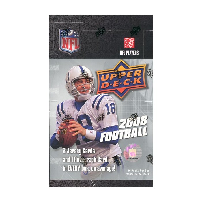 2008 Upper Deck Football Hobby Box | Steel City Collectibles