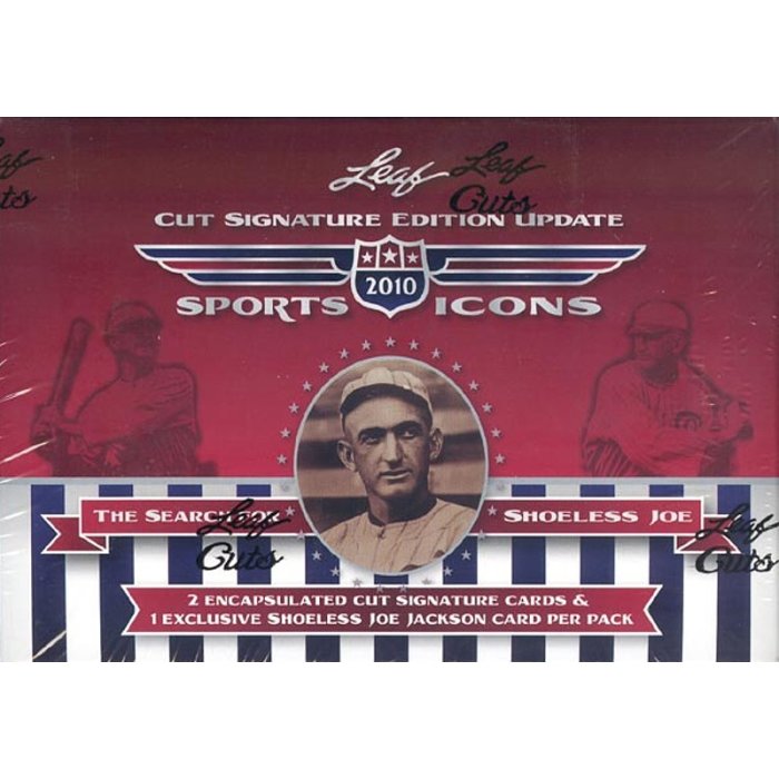 2010 Leaf Cut Signature Edition Update Sports Icons Hobby Box | Steel ...