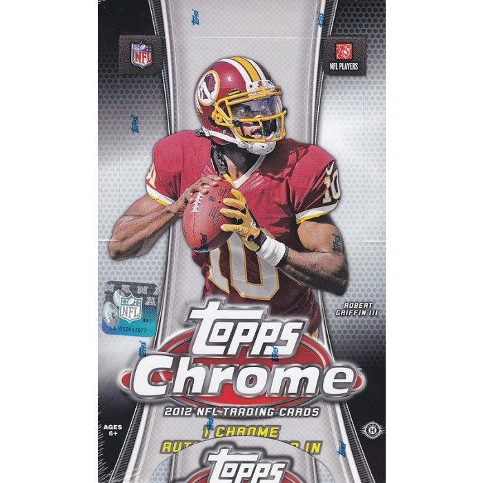 2012 Topps Chrome Football Hobby Box Steel City Collectibles