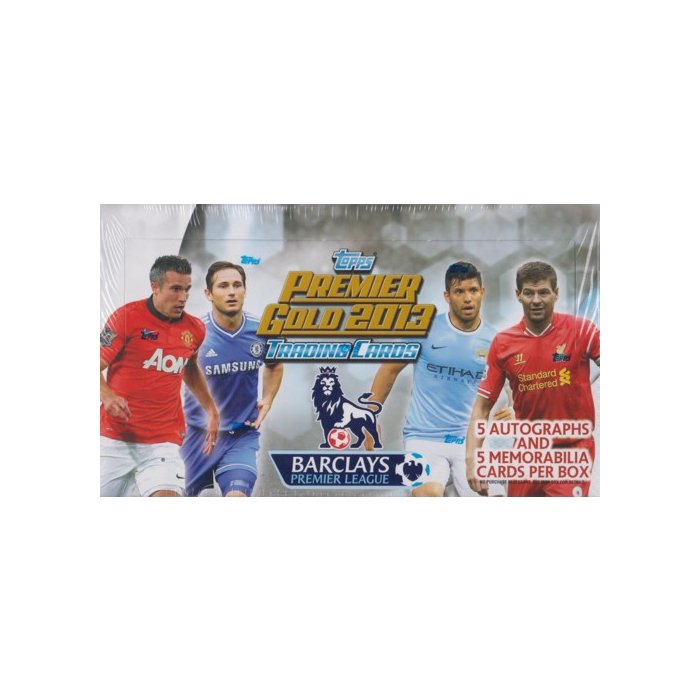 2013 Topps English Premier League EPL Gold Soccer Hobby Box 