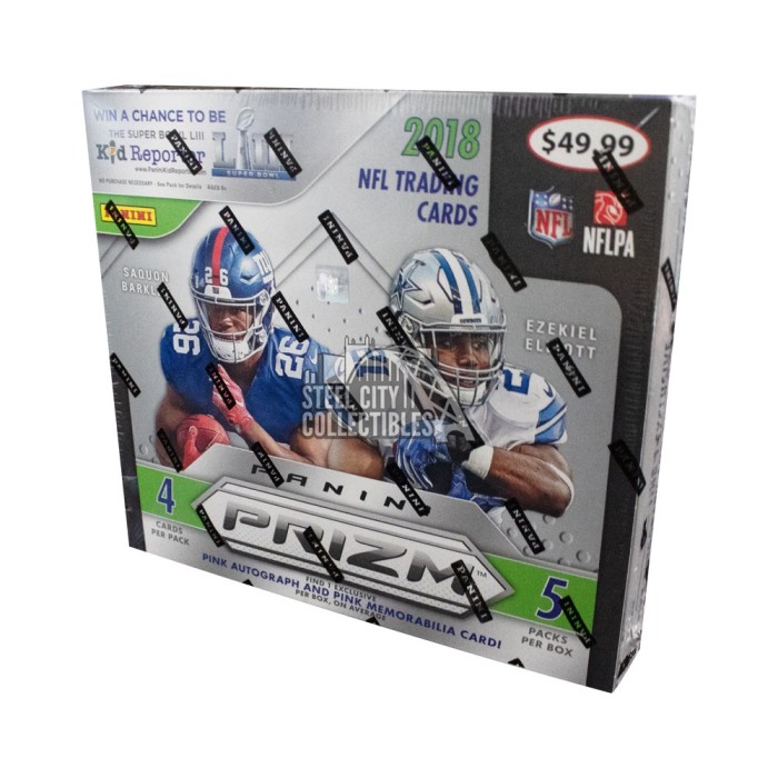 2018 Panini Prizm Football Mega Box - Target Version | Steel City ...