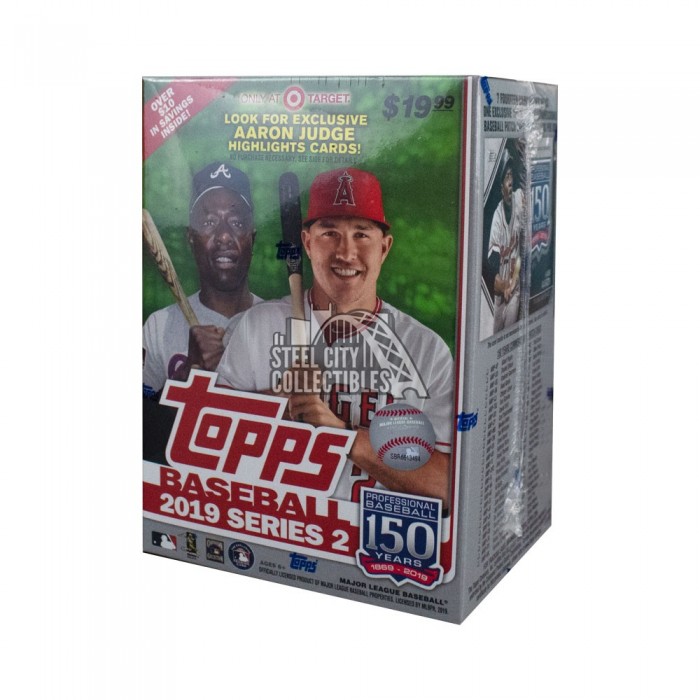 2019 Topps Series 2 Baseball 7ct Blaster Box Target | Steel City ...