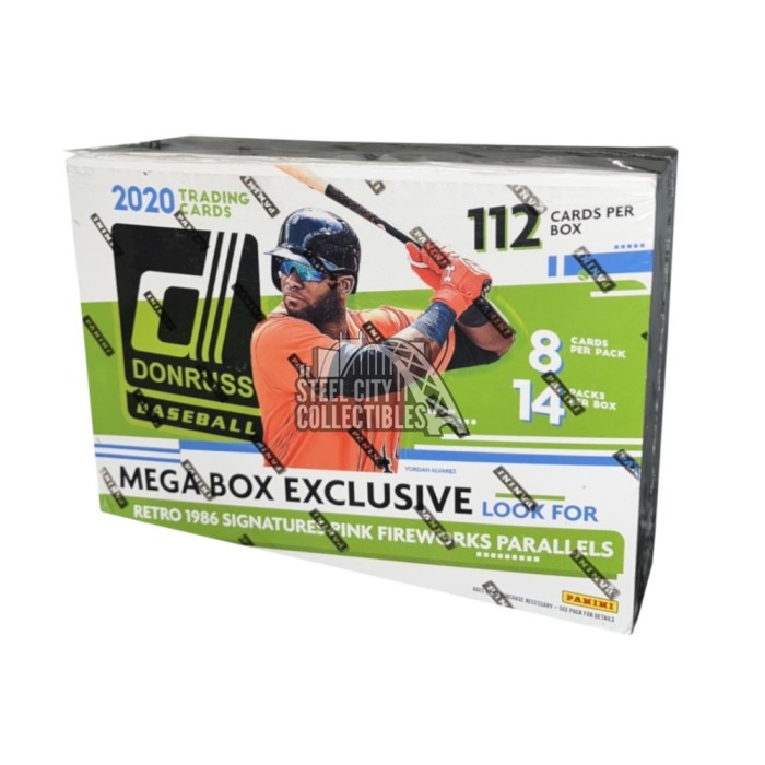 2022 Panini Baseball Donruss Trading Card Mega Box