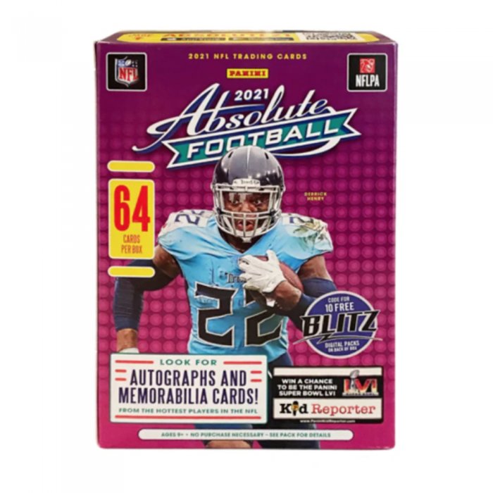 2021 Panini Absolute Football 8-Pack Blaster Box (Green Parallels